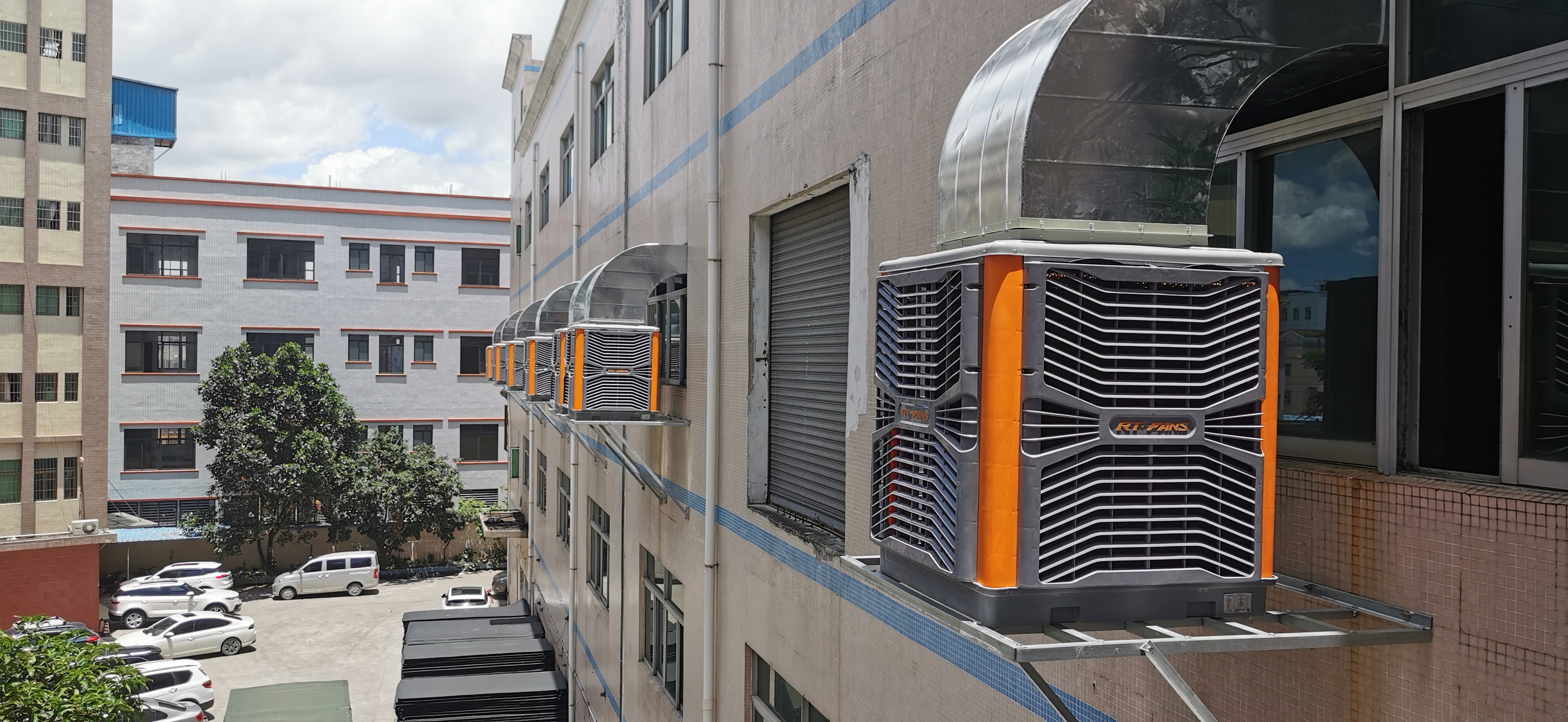 汕尾工廠通風降溫設備廠家案例圖